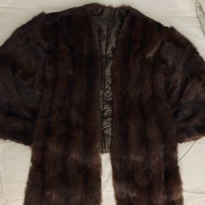 Beautiful evening/ceremony fur cape. Grama’s cape